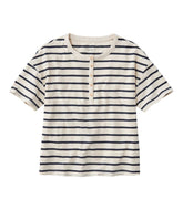 Short-Sleeve Henley Novelty Women's Signature Slub Tee