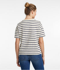 Short-Sleeve Henley Novelty Women's Signature Slub Tee