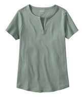 Short-Sleeve Notch-Neck Women's L.L.Bean Tee