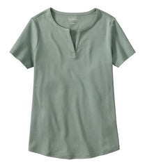 Short-Sleeve Notch-Neck Women's L.L.Bean Tee