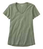 V-Neck Short-Sleeve Women's Organic Cotton Tee