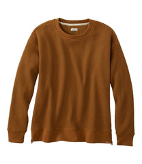 Crewneck Women's Birchwood Brushed Waffle Top