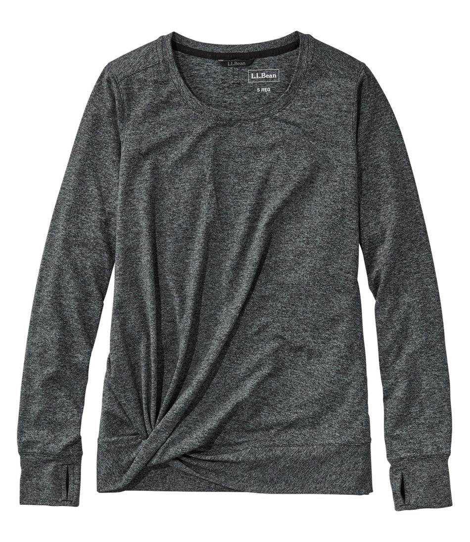Long-Sleeve Women's VentureSoft Twist-Front Top