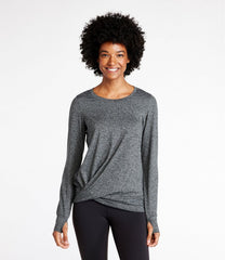 Long-Sleeve Women's VentureSoft Twist-Front Top