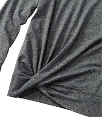 Long-Sleeve Women's VentureSoft Twist-Front Top