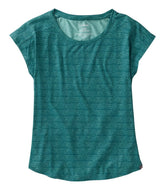 Short-Sleeve Ruched Crew Print Women's Streamside Tee