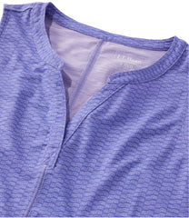 Women's Streamside Tank Splitneck Print