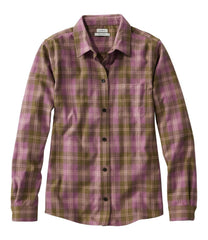 Women's Scotch Plaid Flannel Shirt Relaxed