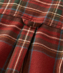 Women's Scotch Plaid Flannel Shirt Boyfriend
