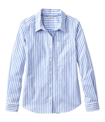 Long-Sleeve Women's Essential Cotton Poplin Shirt
