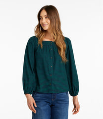 Women's Whisperweight Flannel Shirt Squareneck