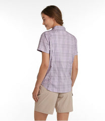 Plaid Short-Sleeve Women's Tropicwear Shirt