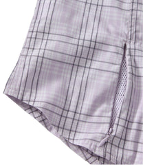 Plaid Short-Sleeve Women's Tropicwear Shirt