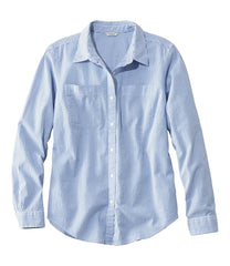 Long-Sleeve Women's Vacationland Seersucker Shirt