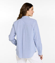 Long-Sleeve Women's Vacationland Seersucker Shirt