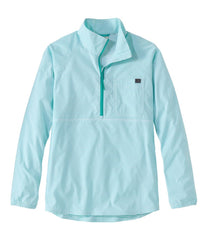 Women's Everyday SunSmart® Woven Shirt Quarter-Zip Pullover Colorblock