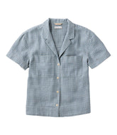 Short-Sleeve Women's Signature Hemp/Cotton Camp Shirt