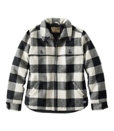Women's Maine Guide Zip Front Jac-Shirt with Primaloft Plaid
