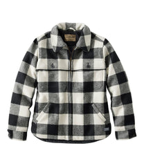 Women's Maine Guide Zip Front Jac-Shirt with Primaloft Plaid