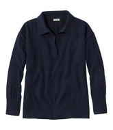 Women's Cotton/Cashmere Sweater Polo