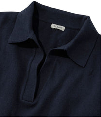 Women's Cotton/Cashmere Sweater Polo