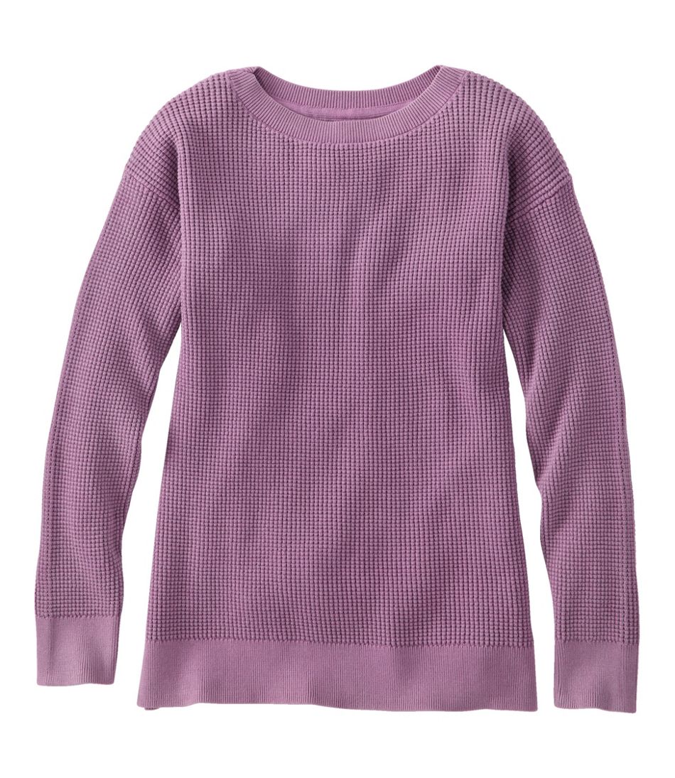 Women's Sunwashed Waffle Sweater Pullover
