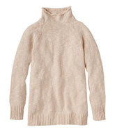 Women's Cotton Ragg Sweater Funnelneck Pullover