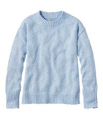 Crewneck Women's Cotton Ragg Sweater