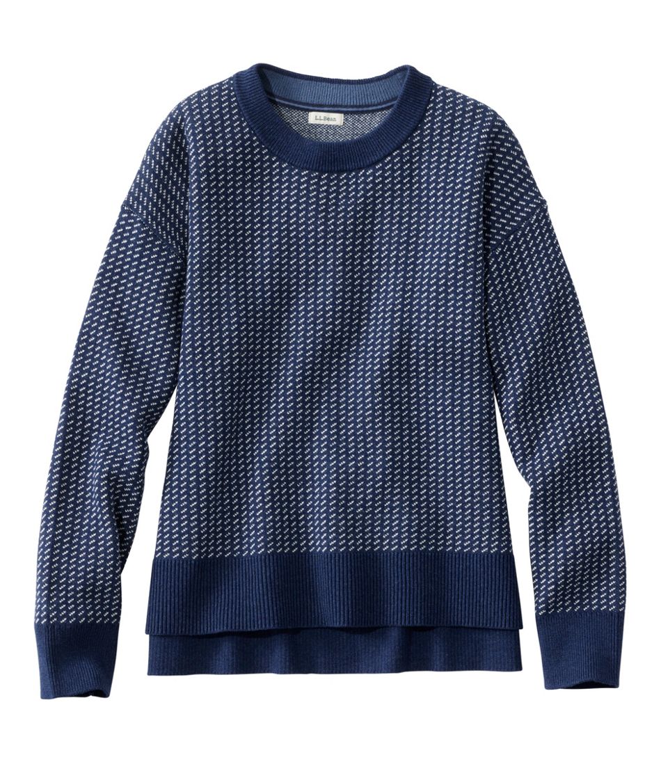 Women's Wicked Soft Cotton/Cashmere Crewneck Sweater Pattern