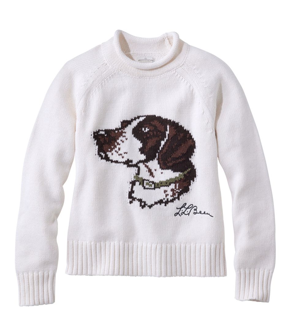 Women's Signature Original Cotton Sweater Rollneck Novelty