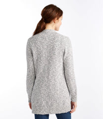 Open Cardigan Women's Cotton Ragg Sweater