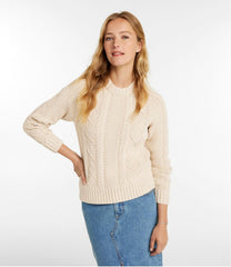Women's Signature Cotton Fisherman Sweater Crewneck