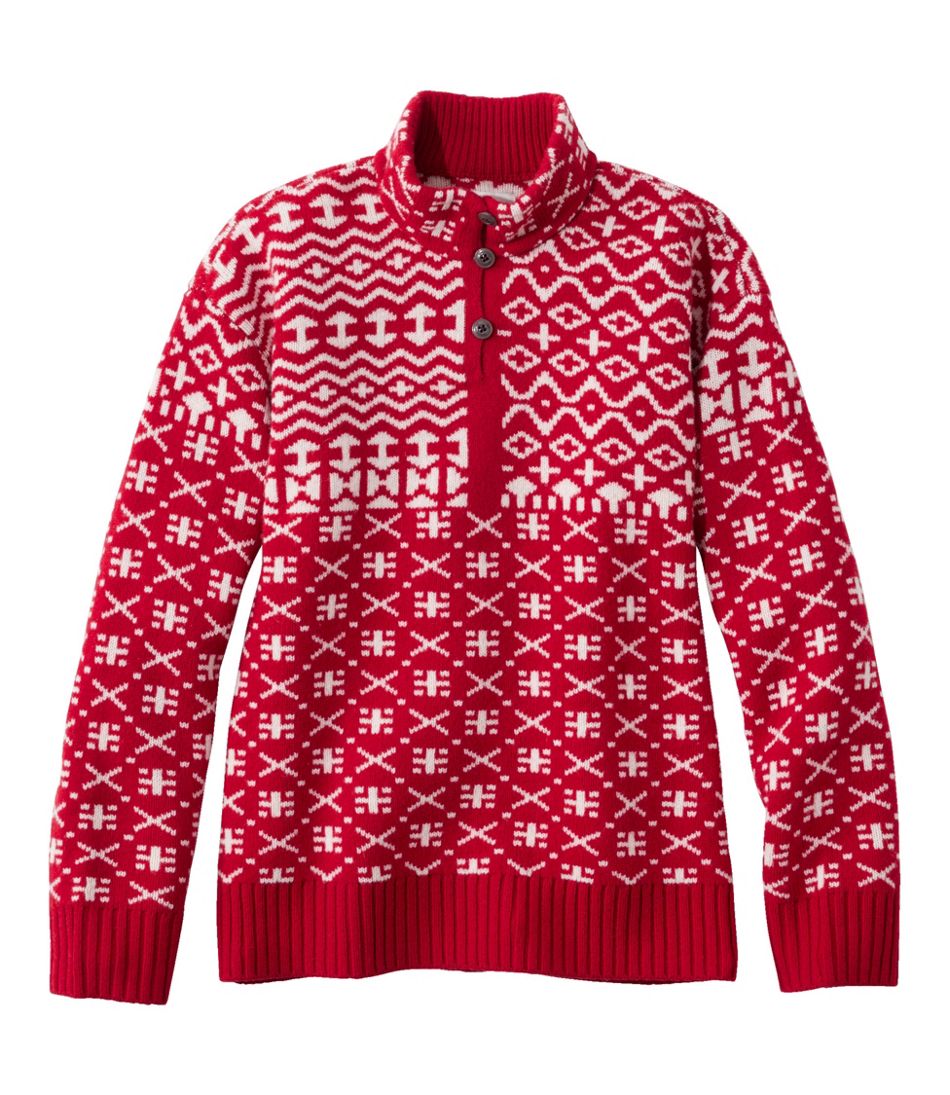Fair Isle Women's Signature Kingfield Merino Wool Sweater