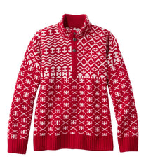 Fair Isle Women's Signature Kingfield Merino Wool Sweater
