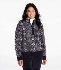 Fair Isle Women's Signature Kingfield Merino Wool Sweater