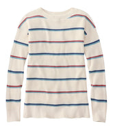 Pullover Stripe Women's Sunwashed Waffle Sweater
