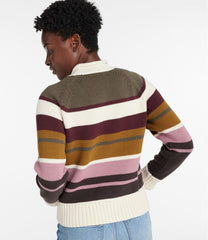 Women's Signature Original Cotton Sweater Rollneck Stripe