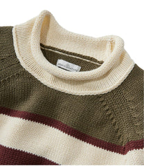 Women's Signature Original Cotton Sweater Rollneck Stripe