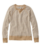 Crewneck Stripe Women's Organic Cotton Slub Sweater
