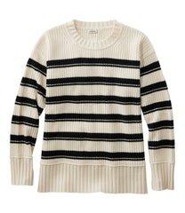 Women's Heritage Heirloom Wool/Cashmere Sweater Crewneck Stripe