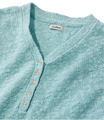Henley Short-Sleeve Women's Midweight Cotton Slub Sweater
