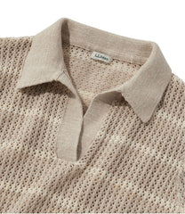Polo Women's Organic Cotton Slub Pointelle Sweater