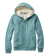 Women's L.L.Bean 1912 Sweatshirt Sherpa-Lined Hoodie