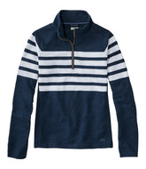 Women's Peaks Island Quarter-Zip Pullover Stripe