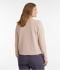 Cropped Women's VentureStretch Ottoman-Rib Pullover