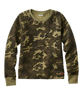 Crewneck Pullover Print Women's Quilted Sweatshirt
