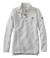 Mockneck Tunic Women's Quilted Sweatshirt