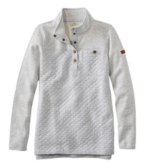 Mockneck Tunic Women's Quilted Sweatshirt