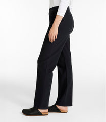 Fleece-Backed Straight-Leg Women's Perfect Fit Pants