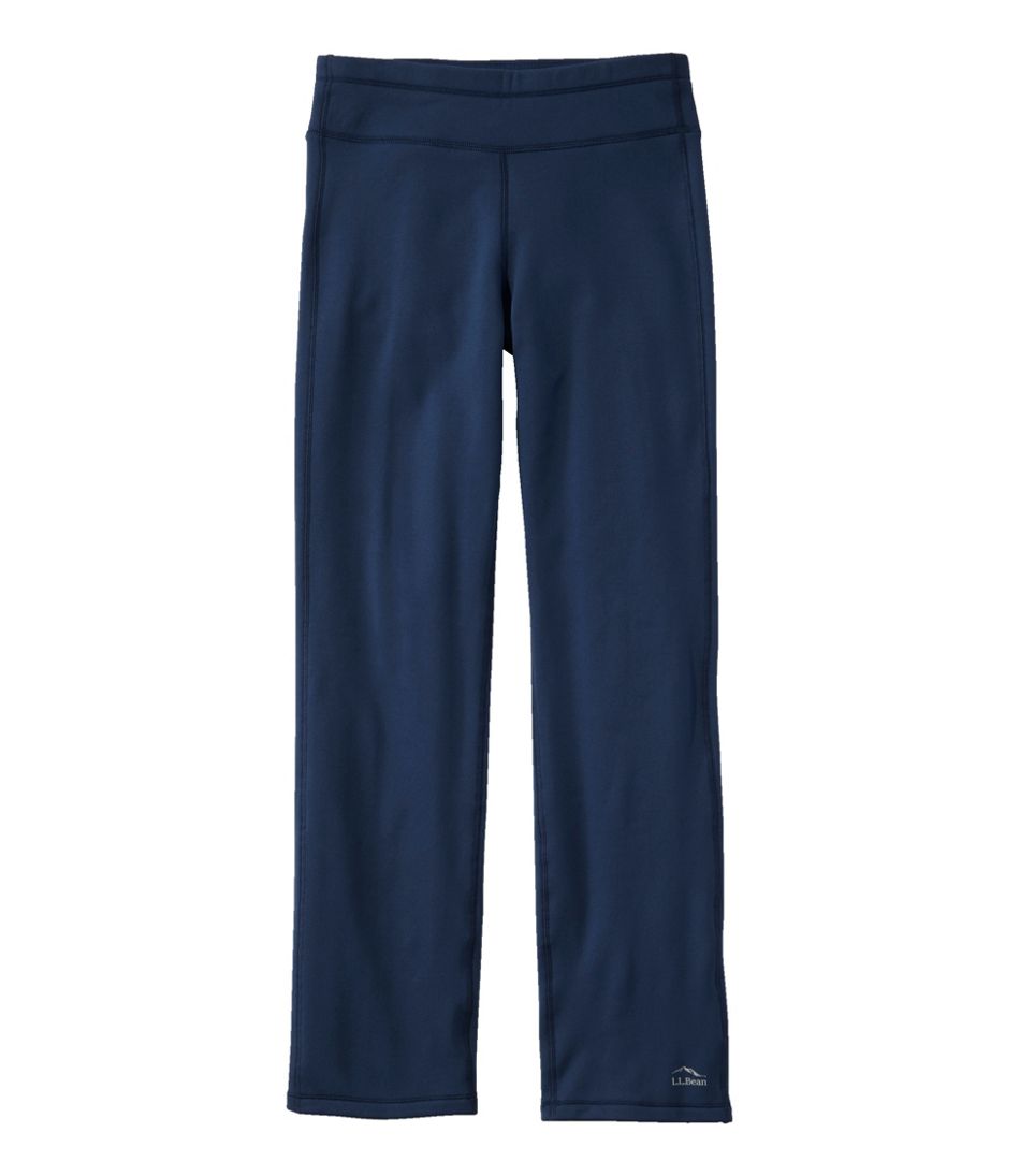 Mid-Rise Straight-Leg Women's PrimaLoft ThermaStretch Fleece Pants